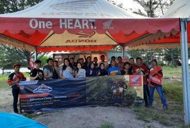 Gelar Bikers Camp dan Workshop Jurnalistik, PT Asia Surya Perkasa Rangkul Komunitas Motor Honda