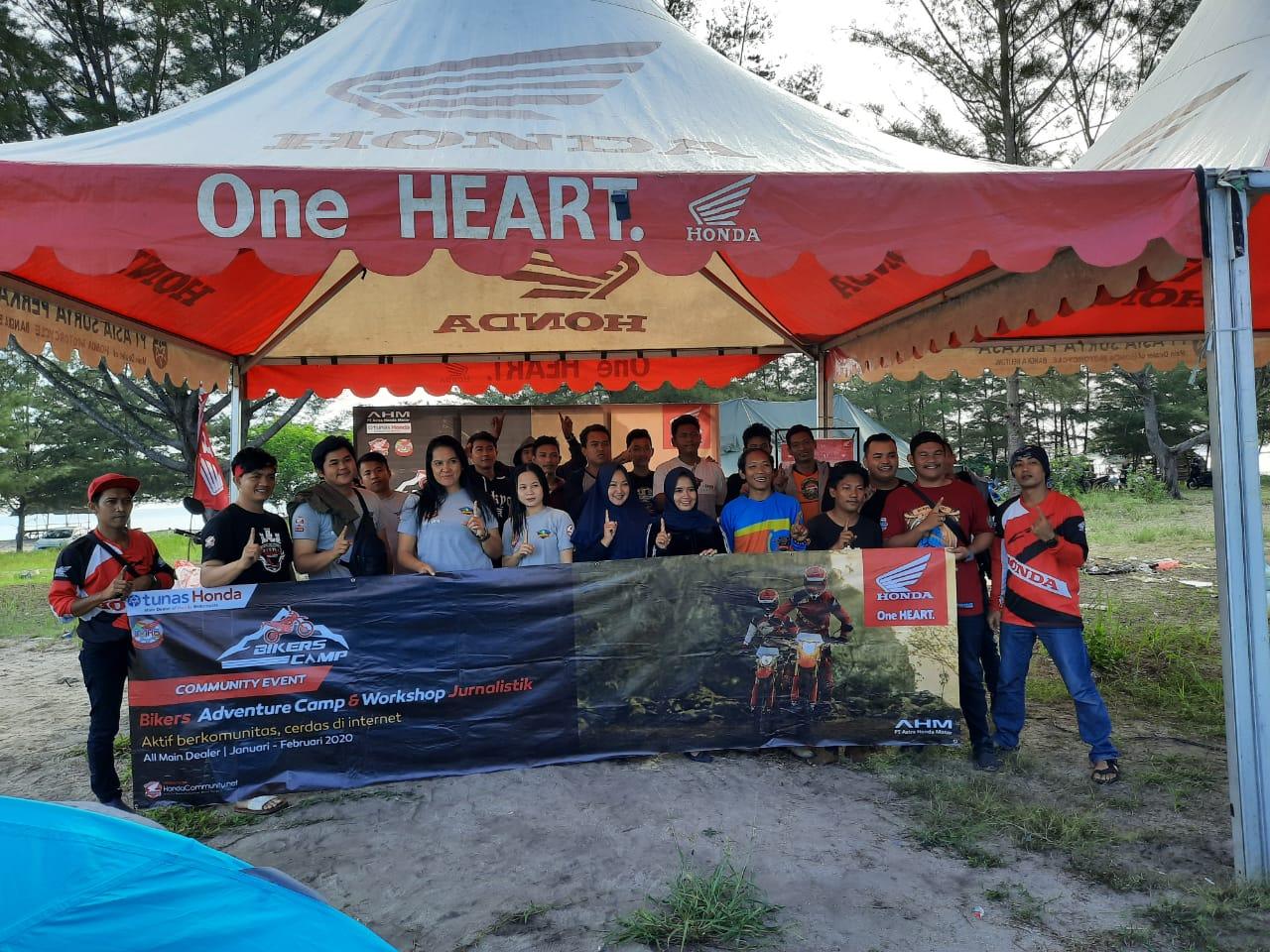 Gelar Bikers Camp dan Workshop Jurnalistik, PT Asia Surya Perkasa Rangkul Komunitas Motor Honda