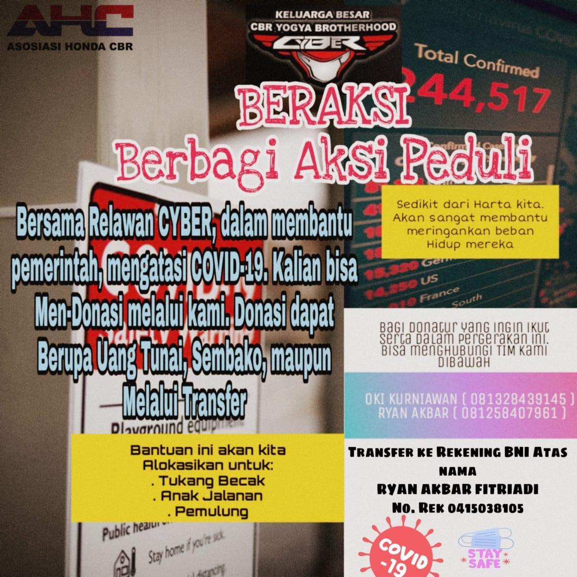 BERAKSI “CYBER BERBAGI AKSI PEDULI”