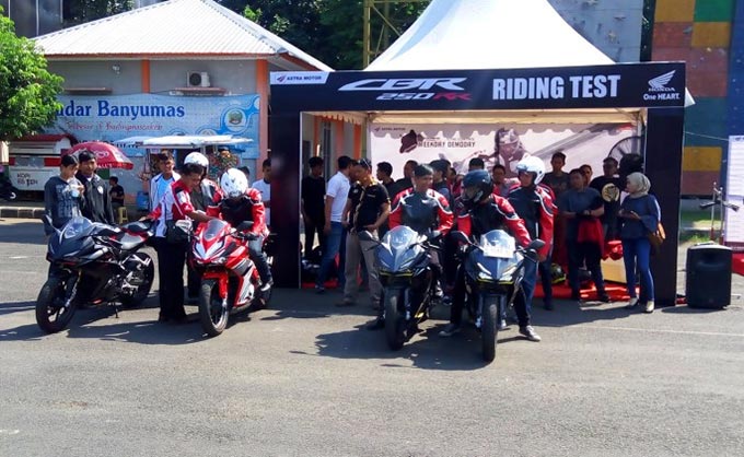 Astra Motor Yogyakarta Gelar All New Honda CBR250RR Weekday Demoday di Banyumas
