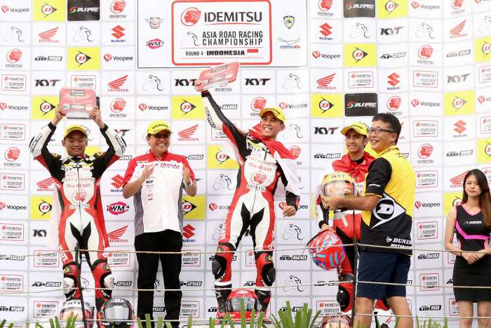 Honda CBR250RR Sapu Bersih Podium Race 1 AP250 ARRC Sentul