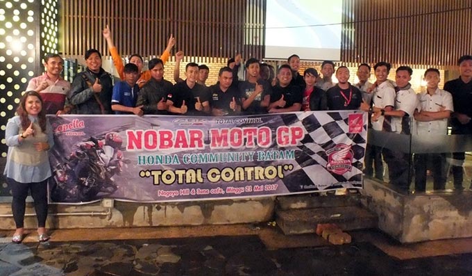 CDN Ajak CBR Club Indonesia Batam Kopdar Sekaligus Nonton Bareng MotoGP