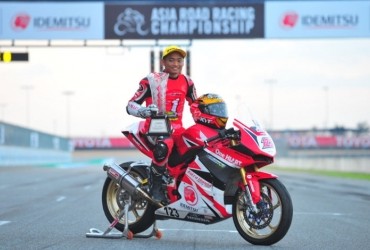 Rheza Dhanica Kunci Juara Asia Road Racing Championship kelas AP250