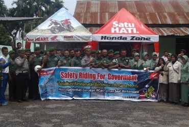 Honda Capella Gandeng TNI Lakukan Sosialisasi Safety Riding