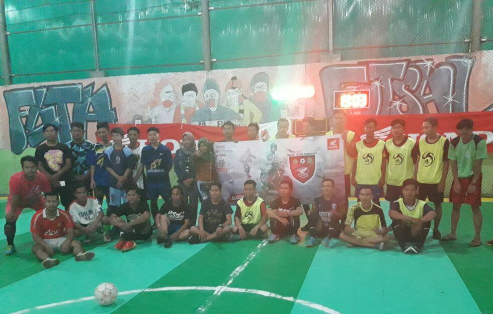Mengintip Event Seru Turnamen Futsal Antar Komunitas Honda di Kapuas