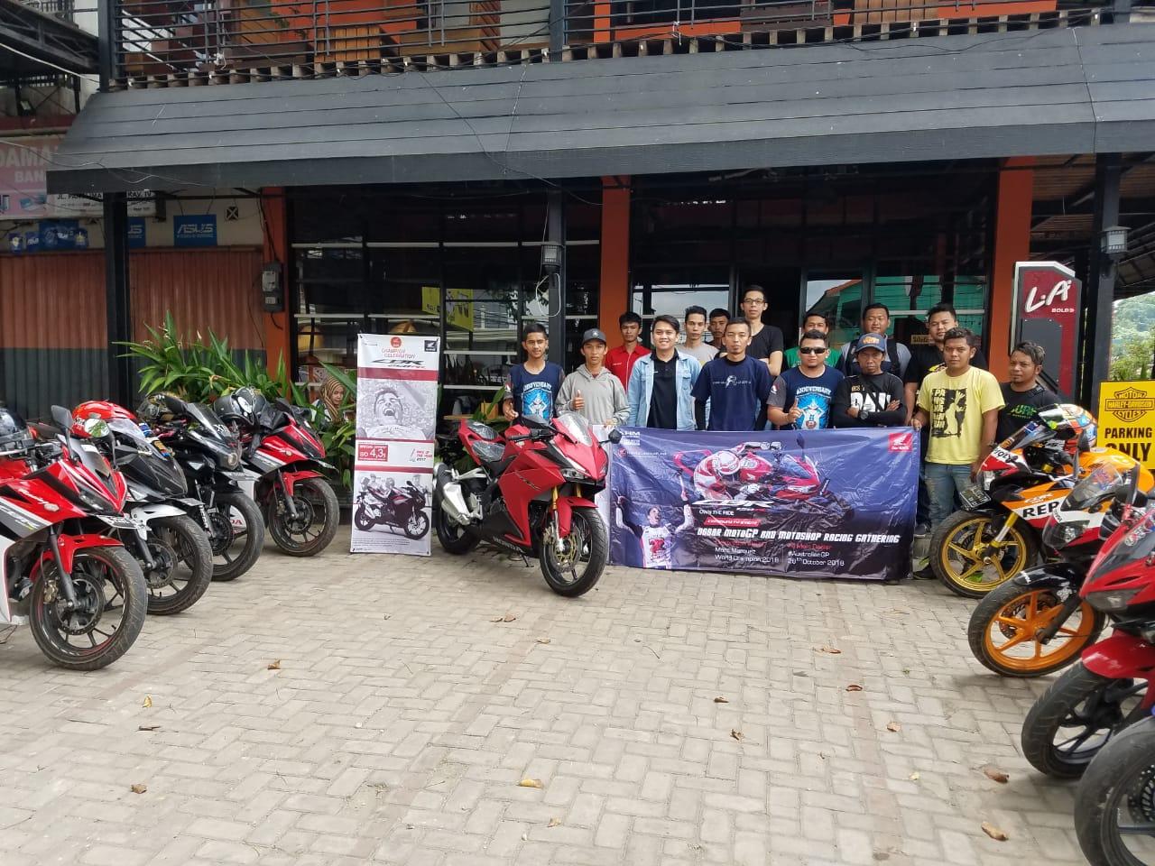 Komunitas Honda CBR Banjarbaru dan Martapura Gelar Nobar MotoGp