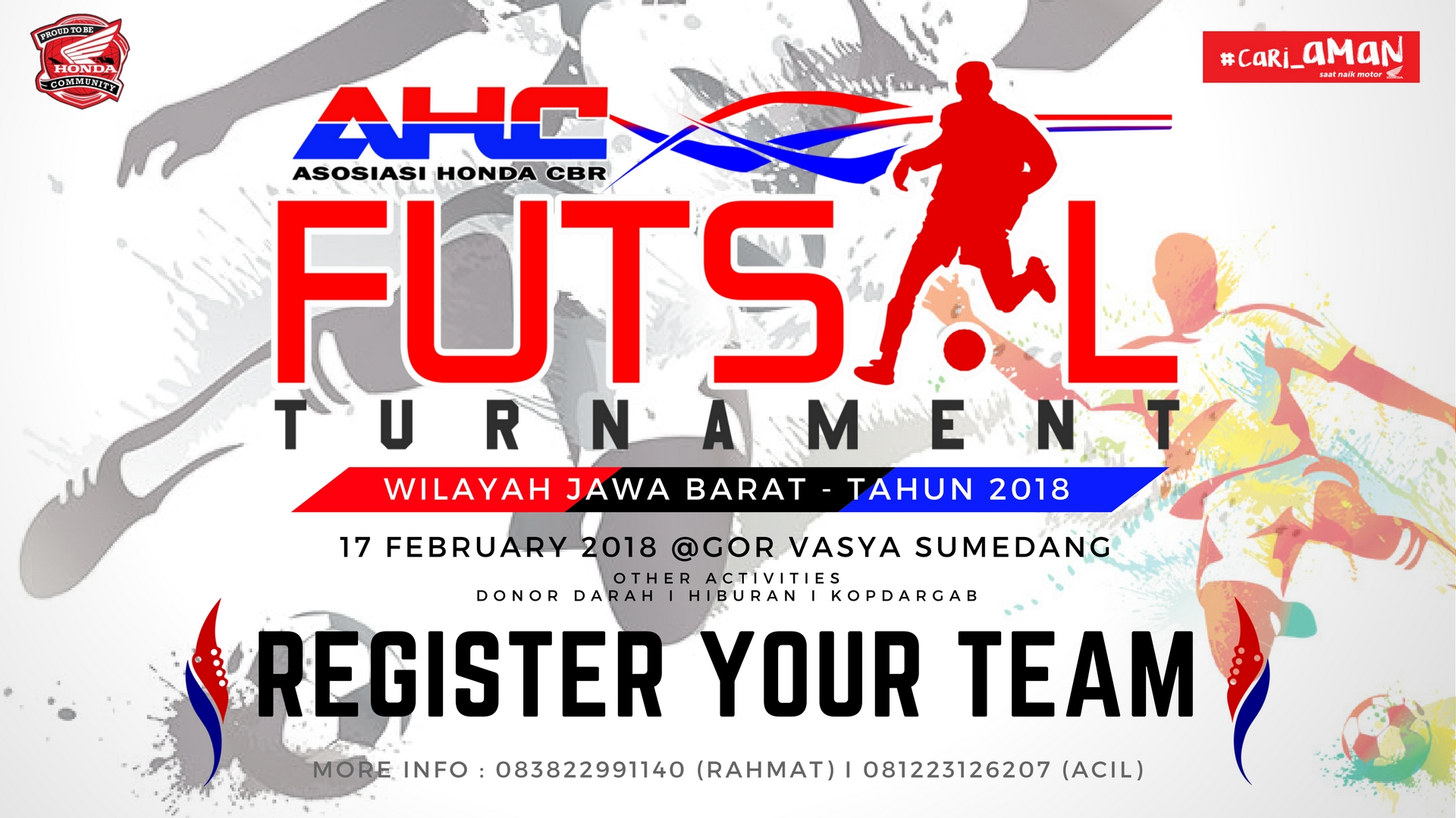 AHC Wilayah Jawa Barat Akan Mengadakan Futsal Tournamen