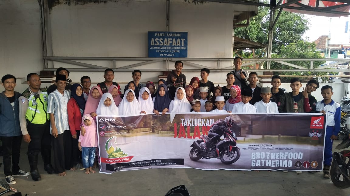 Main Diler Honda Sumsel Libatkan Komunitas Lakukan Aksi Sosial
