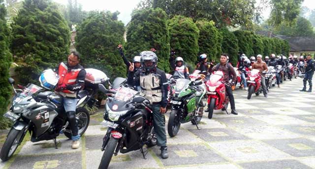 Jambore Regional Honda CBR se-Sumatera 2015 Banjir Peserta