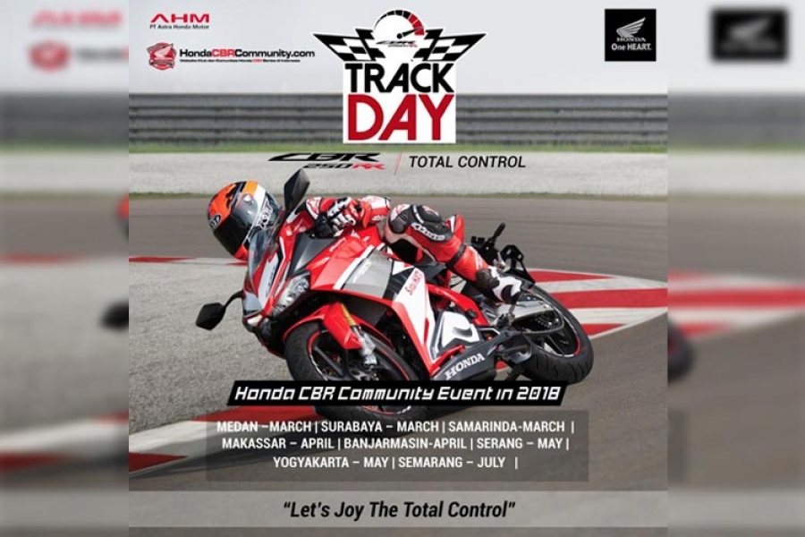 Catat! Ini Jadwal Track Day Honda CBR Community di Makassar