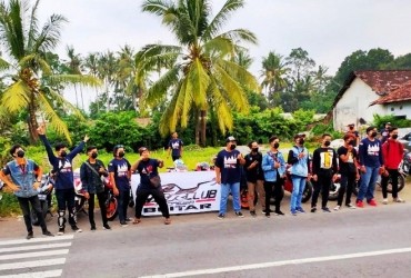 CBR Club Indonesia Region CCI Blitar Bantu Tanggulangi Covid-19 Dengan Berbagi Masker dan Takjil