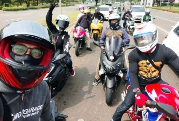 Obati Kerinduan Riding Bersama-Sama, CBR Riders Jakarta Gelar Sunmori ke BSD