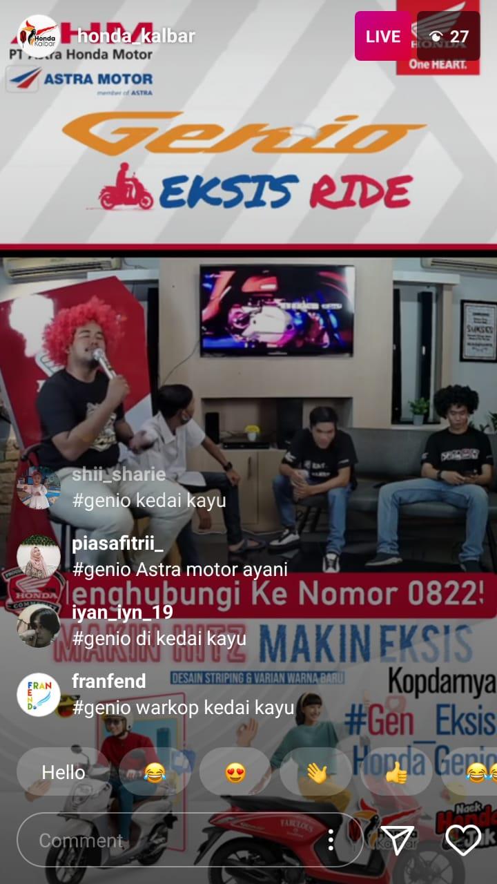 Kopdar #Gen_eksis Bareng Honda Genio